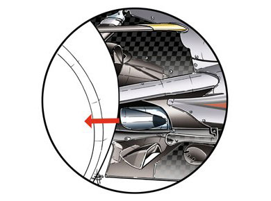 McLaren MP4-25 – модификация диффузора