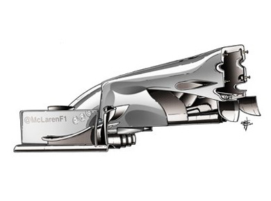 McLaren MP4-29 - переднее антикрыло