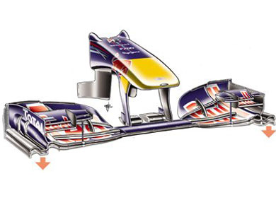 Red Bull RB6 – переднее антикрыло
