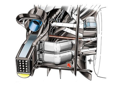 McLaren MP4-29 - обновление диффузора